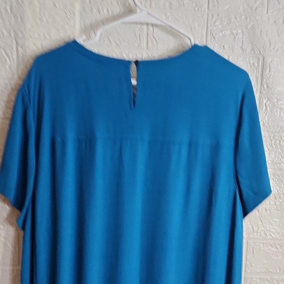Eileen Fisher Blue Midi Dress - Picture 7 of 8